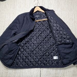 J. Crew Black Quilted Sussex Jacket - Large